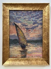 Mario Bursa 1931 Oil on Board