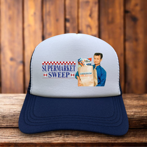 Supermarket sweep mens trucker - supermarket,