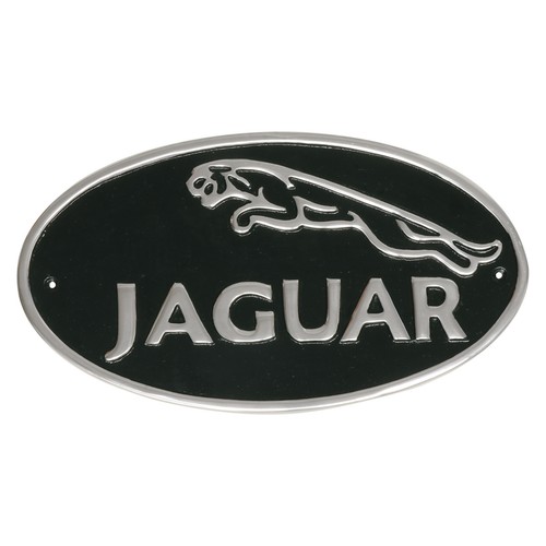 Jaguar aluminium oval - aluminium,
