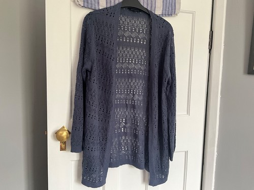 Peacocks ladies blue cardigan - ladies,