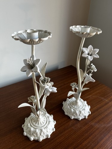 Vintage french toleware - french, floral