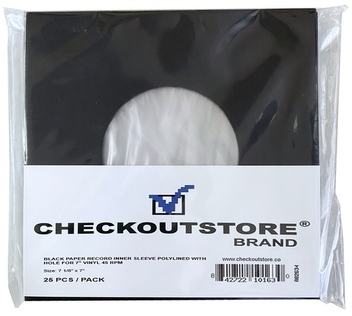 Black paper record inner - paper,