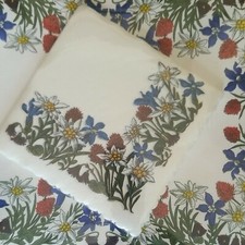 Vintage WIDA Paper Serviettes & Placemats 25 Pack Floral Swiss made Rare 2 Packs