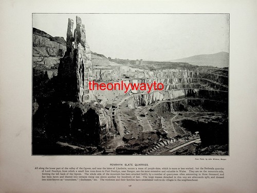 Penrhyn slate quarries and - slate,