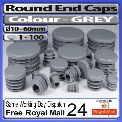 Grey round tube inserts - tube,