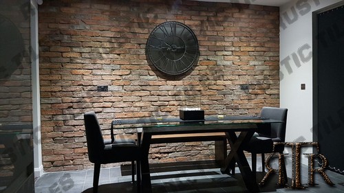 Brick slips cladding wall - brick,
