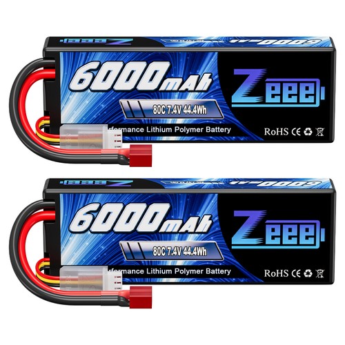 Zeee 6000mah 2s lipo - 7.4v,