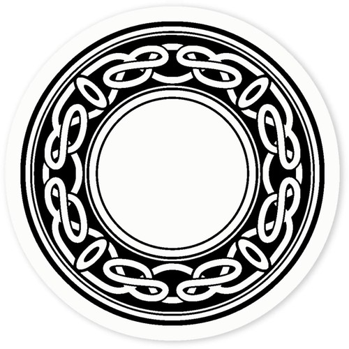 Celtic circle clear - circle', sticker