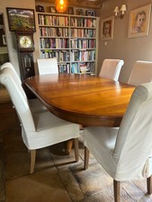 A Grange  oak dining table in