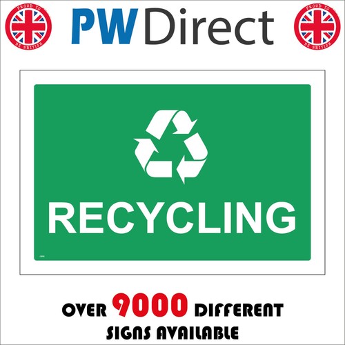 Sign recycling bin rubbish - sign,