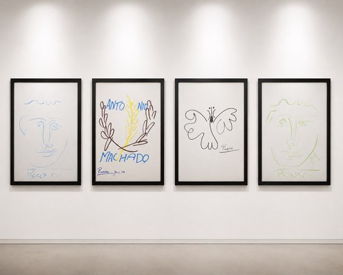 Pablo picasso oil - items),