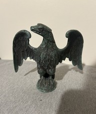 Antique Bronze Eagle Sculpture