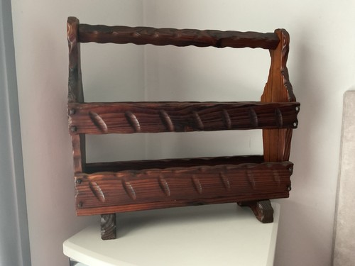 Vintage carved oak wood - carved,