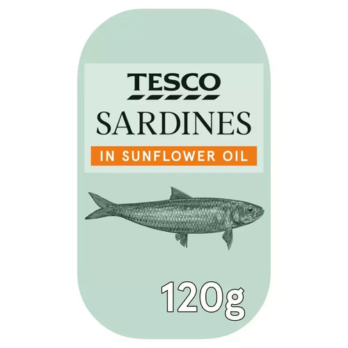 120g tesco tin sardine in - 120g,