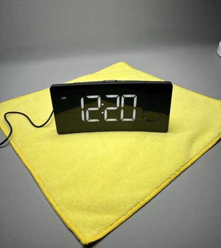 Digital alarm clock - clock, large