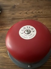 VINTAGE TACO BURNLEY INDUSTRIAL MANUAL FIRE ALARM BELL WORKING GOOD CONDITION 