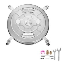 24" Pressure Washer Surface Cleaner 4 Wheels Dual Handle 4500 Max PSI