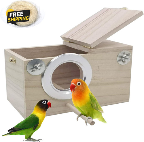 Parakeet nesting box bird - box,
