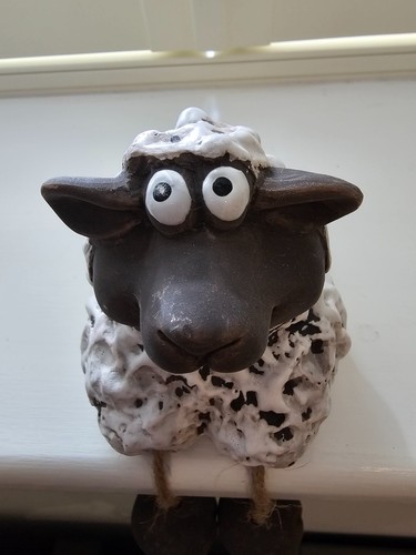 Quirky ceramic sheep shelf - quirky,