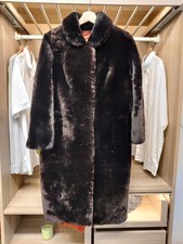 VINTAGE REAL FUR COAT size