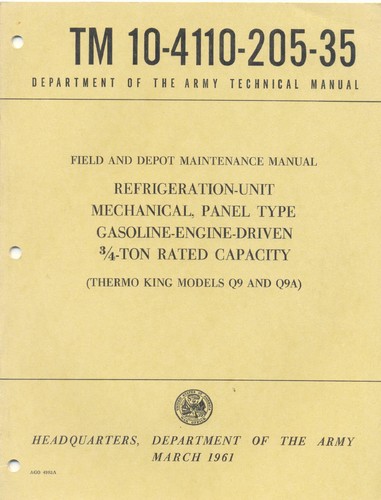 Tm10 4110 205 - tm10-4110-205-35, refrigeration