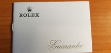 vintage Rolex Guarantie