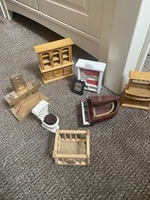 Vintage Wooden Dollhouse