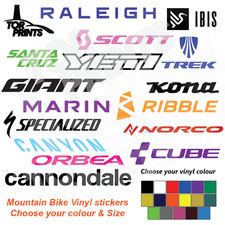 x3 Mountain Bike Biking Vinyl