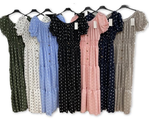 Womens off shoulder polka - ,