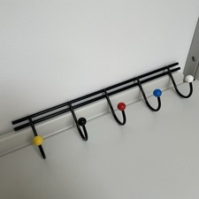 Original mid century vintage metal atomic hooks retro