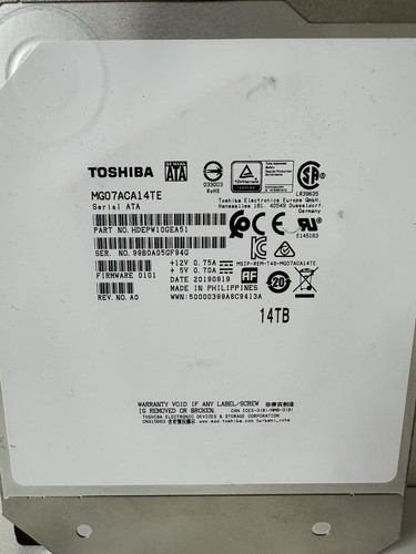 Toshiba mg07aca14te 14tb - toshiba,