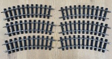 6x Bachmann G GAUGE Curved Track - approx 300mm Long - Good Used Condition