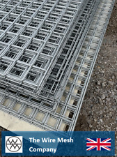 200cm x 100cm Galvanized Wire Mesh Panels | 50mm x 50mm Holes | Strong 4mm wire