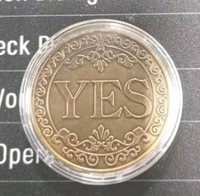Double Headed Yes Coin. Helping You Make A Positive Answer!!!