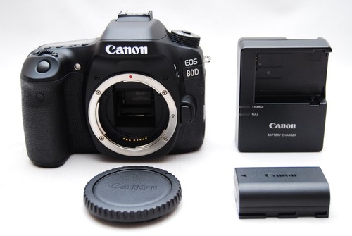 Canon eos 80d body black - canon,