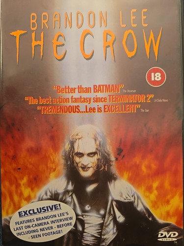 The crow dvd with - the, brandon
