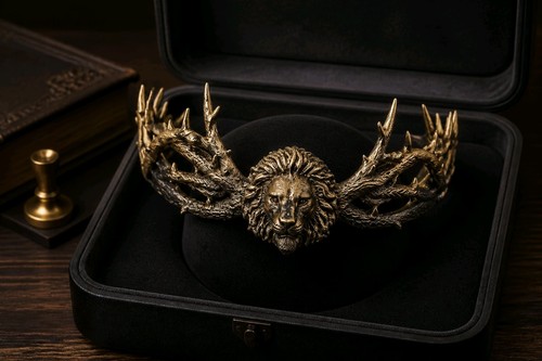 Lion tiara mythical cosplay - tiara,