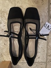 Zara Mary Jane Square Toe