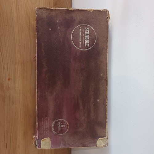Vintage scrabble board - scrabble,