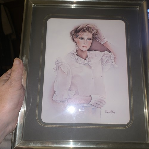 Framed print the famous - print,