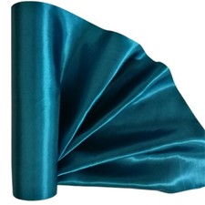 TtS 1/2/3/4/5 29cm x 20m Satin Roll Wedding Chair Sashe Bows Fabric Table Runner