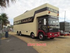 PHOTO  ROWLAND'S AMUSEMENTS ERF EC11 REG. NO. K18DTR CAPTURED ON THE DEN AT TEIG