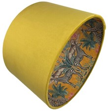 Velvet Safari Lampshade for
