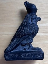 Black egyptian resin god - black, horus