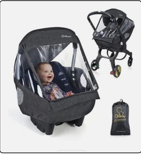 Baby car seat - car, rain