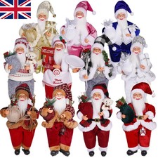 Deluxe Large Santa Claus Doll Decoration Figure Christmas Ornament 32cm