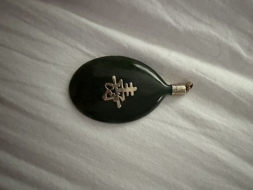 Chinese pendant green - chinese,