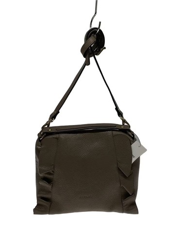 Ripani frill bag leather - ripani, beige
