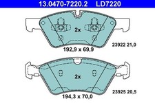 13.0470-7220.2 BRAKE PAD SET