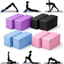 Yoga blocks 2pcs gym bricks - blocks,